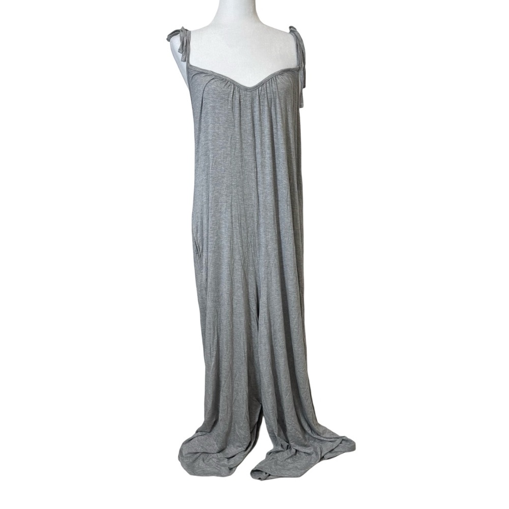 TALULAH Gray Wide Leg Romper SZ L